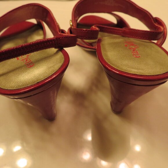 east5th 8 1/2 Medium 2 1/2 to 3 in heel Sling Back High Heel Dressy Shoe - Picture 3 of 16